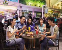 If you are feeling hungry and are near the mall then you must visit the mall as it has a large food court with numerous stalls with a huge variety in 